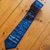 Crazy Dog T-Shirts Funny Math Tie for Men – Name the Triangles Necktie – Humorous Novelty Gift Idea for Science Physics Teachers Engineer – Classroom Office Menswear Outfit Accessory