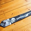 Crazy Dog T-Shirts Funny Skeleton Tie for Men – I’ve Got Your Back Novelty Necktie – Halloween Costume Accessory Spooky Party Gag Gift Skull Print Neckwear for Funny Office Events and Outfits