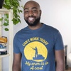 Funny T Shirt I Can’t Work Today My Arm is in A Cast Fishing Tee | Funny T Shirts, Dad Joke Apparel for Men, Cool Fishing Short Sleeve, Soft Cotton Blend, Novelty Tees for Guys(Heather Navy)