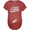 Maternity Baby You’re A Firework T Shirt Funny Celebration Tee | Funny Graphic Pregnancy Tee, Patriotic Maternity Wear, Cool Short Sleeve, Ruched, stretchy, soft, Maternity Shirts(Heather Red)