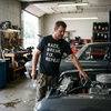 Mens Funny Car T Shirts for Car Guys Mechanic Tees for Auto Shops | Funny T Shirts, Graphic Apparel for Men, Cool Mechanic Short Sleeve, Dad Joke, soft cotton blend, Novelty Tees for Guys(Heather Black – Race Breal Fix)