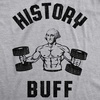 Mens History Buff T Shirt Funny George Washington 4th of July Tee | Funny T Shirts, Graphic Apparel for Men, Cool Teacher Short Sleeve, Fitness, soft cotton blend, Novelty Tees for Guys(Grey)