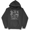 Black Flame Candle Co Unisex Hoodie Funny Sarcastic Spooky Halloween Graphic Hooded Sweatshirt