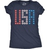 Womens Funny T Shirts USA Daisies Cute Fourth of July Tee for Ladies | Funny T Shirts, Patriotic Tops for Women, Cool Top, soft cotton blend, Women’s Novelty Tees
