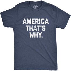 Mens America That’s Why T Shirt Funny 4th of July Tee | Funny T Shirts, Patriotic Apparel for Men, Cool Political Short Sleeve, soft cotton blend, Novelty Tees for Guys