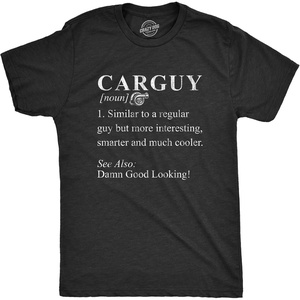 Mens Funny Car T Shirts for Car Guys Mechanic Tees for Auto Shops | Funny T Shirts, Graphic Apparel for Men, Cool Mechanic Short Sleeve, Dad Joke, soft cotton blend, Novelty Tees for Guys(Heather Black – Car Guy Def)