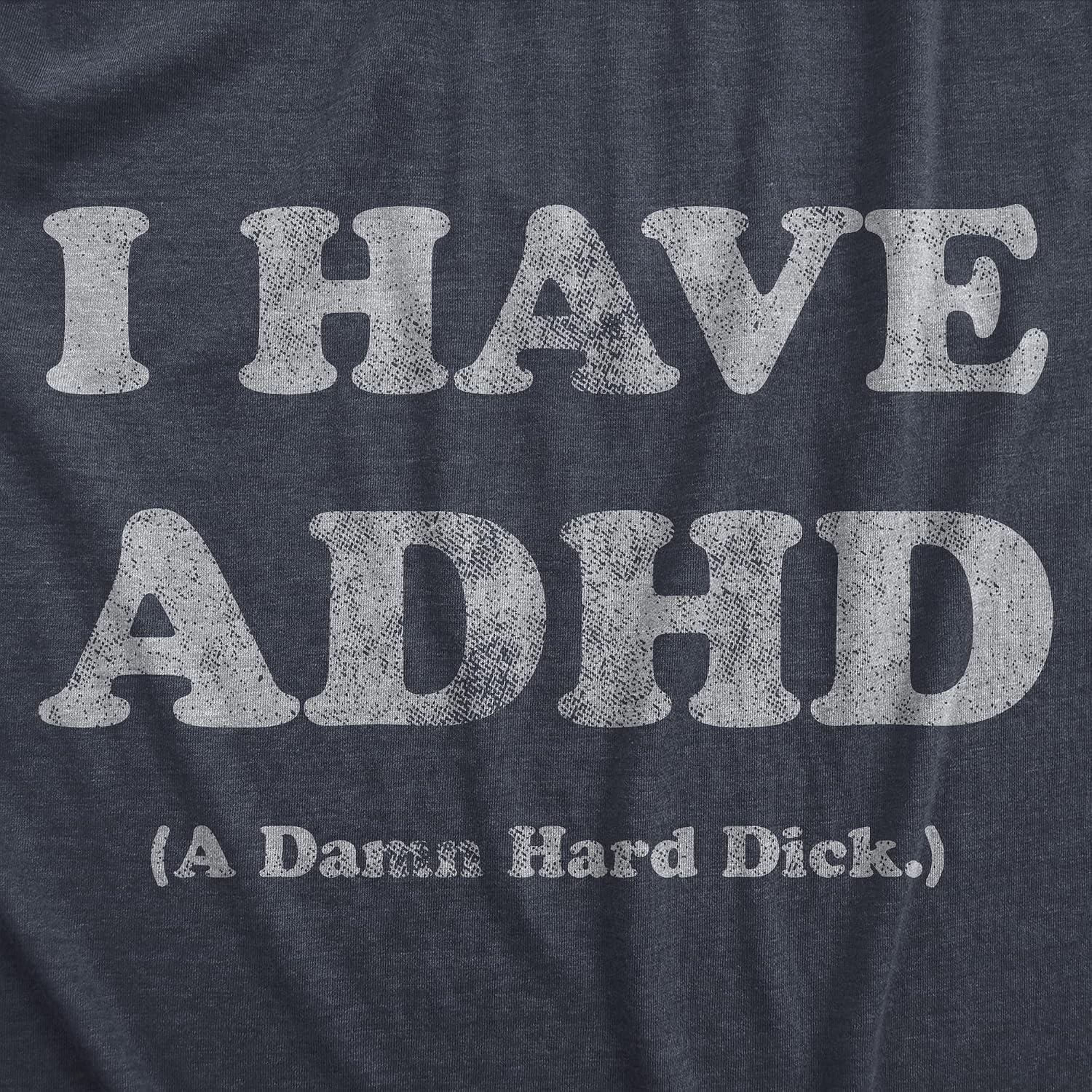 image:imageMens Sarcastic Humor T Shirts Funny Graphic Novelty Tees for GuysHeather Navy Dick