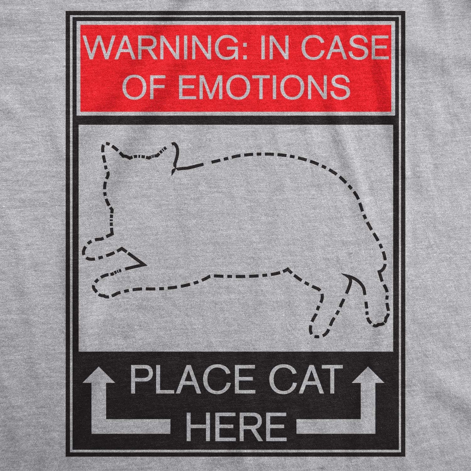 image:imageMens Sarcastic Humor T Shirts Funny Graphic Novelty Tees for GuysLight Heather Grey Emotions