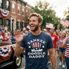Crazy Dog T-Shirts Mens Yankee Doodle Daddy Fourth of July Tee | Funny T Shirts, Patriotic Apparel for Men, Cool Sarcastic Short Sleeve, Soft Cotton Blend, Novelty Tees for Guys