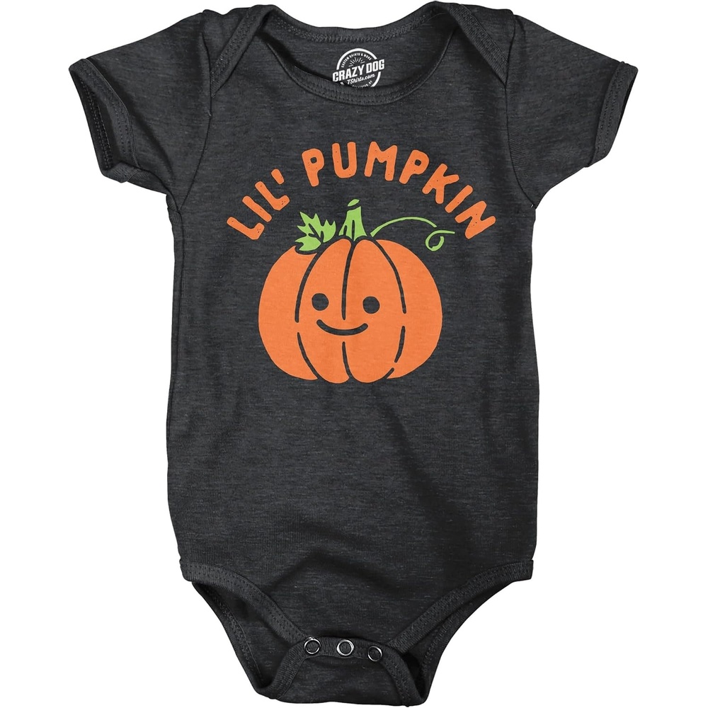 image:imageLil Pumpkin Baby Bodysuit Funny Cute Halloween Jumper For Infants