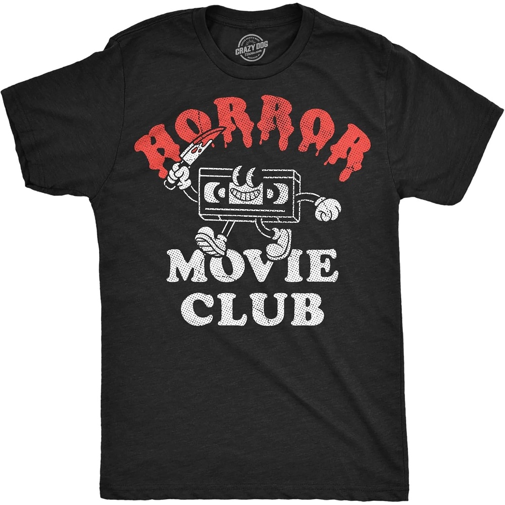 image:imageMens Funny T Shirts Horror Movie Club Retro Tee for Men