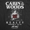 Mens Evil Dead 2 T Shirts Funny Horror Movie Tees for Guys(Heather Black – Cabin Woods Realty)