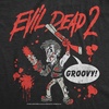 Mens Evil Dead 2 T Shirts Funny Horror Movie Tees for Guys(Heather Black – Cartoon Ash)