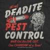 Mens Evil Dead 2 T Shirts Funny Horror Movie Tees for Guys(Heather Black – Deadite Pest)