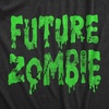 Mens Future Zombie T Shirt Funny Spooky Slimey Undead Zombies Tee for Guys(Heather Black – Zombie)