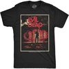 Mens Evil Dead 2 T Shirts Funny Horror Movie Tees for Guys(Heather Black – Evil Dead Cabin Final)