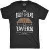 Mens Evil Dead 2 T Shirts Funny Horror Movie Tees for Guys(Heather Black – Fruit Cellar Tavern)