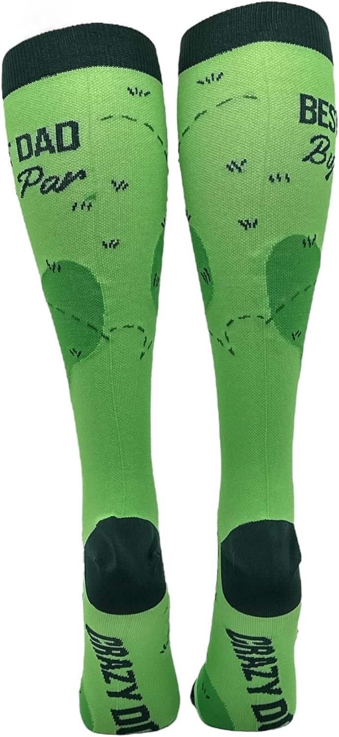 image:imageFunny Compression Socks for Dad Hilarious Fathers Day High Socks for Men Dad Joke Cool Golf Sarcastic Stretchy and SoftBest Dad By Par