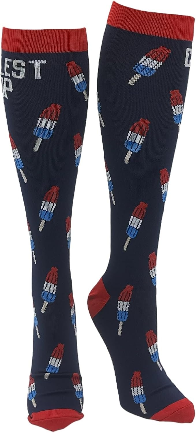 image:imageFunny Compression Socks for Dad Hilarious Fathers Day High Socks for Men Dad Joke Cool Golf Sarcastic Stretchy and SoftCoolest Pop