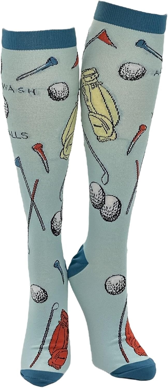 image:imageFunny Compression Socks for Dad Hilarious Fathers Day High Socks for Men Dad Joke Cool Golf Sarcastic Stretchy and SoftWash Your Balls