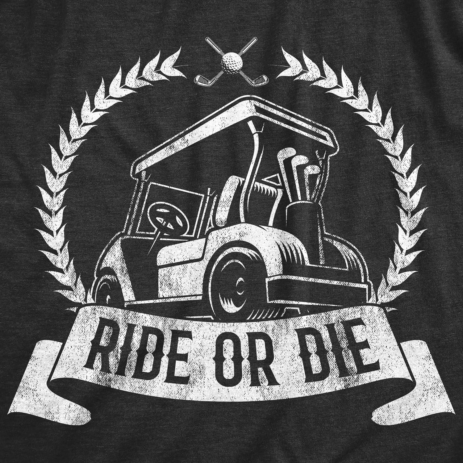 image:imageFunny Mens Golfing T Shirts Graphic Golf tees for Dads Best Dad By Par Wash your Balls Ride or Die How I Roll Funny T Shirts Dad Joke Apparel for Men Cool Golf Short SleeveHeather Black Ride Or Die