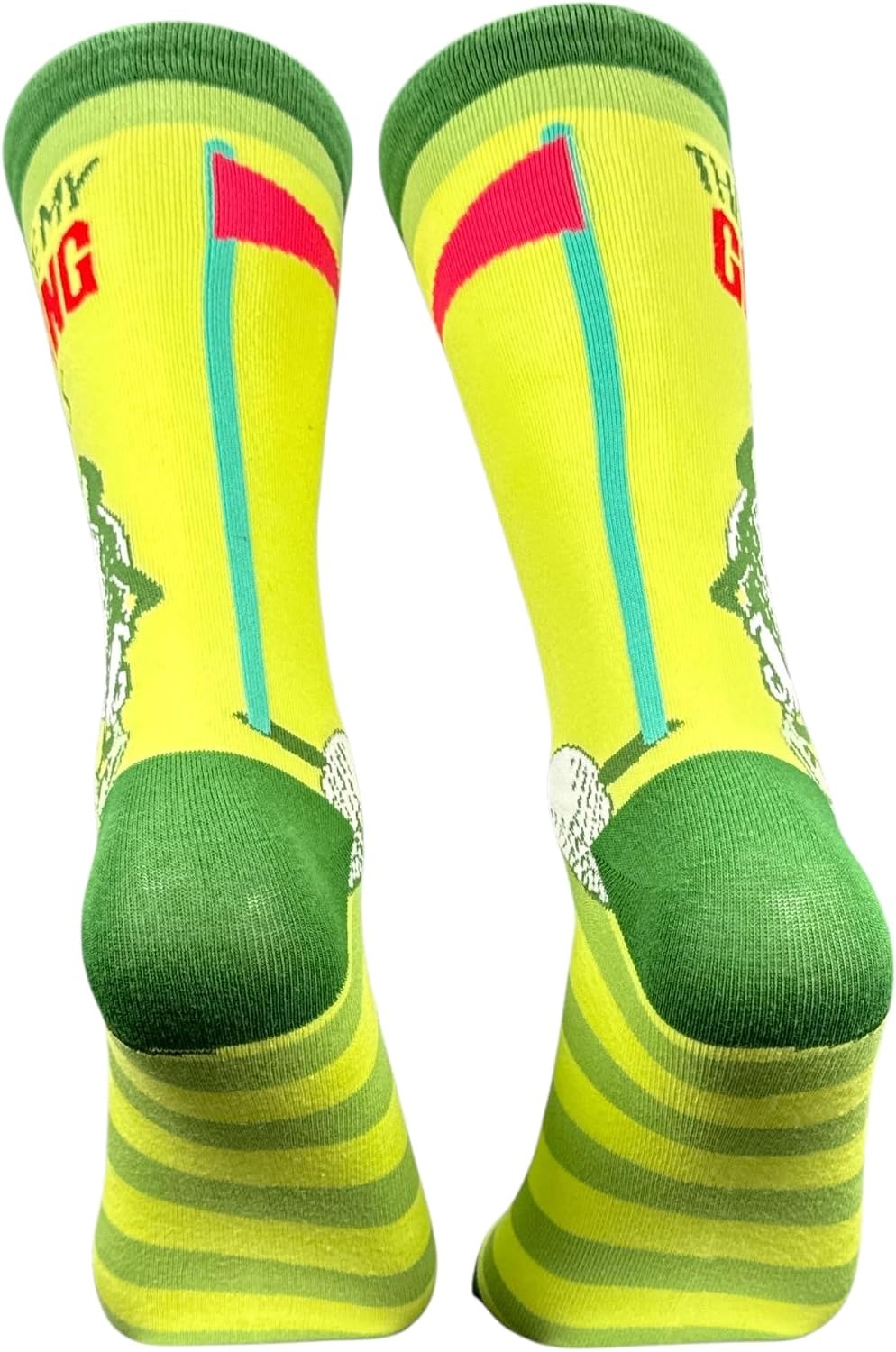 image:imageMens These Are My Golfing Funny Sarcastic Golf Graphic Novelty Socks Funny Graphic Socks Graphic Sock Cool Golf Sock Stretchy and Soft Novelty Socks