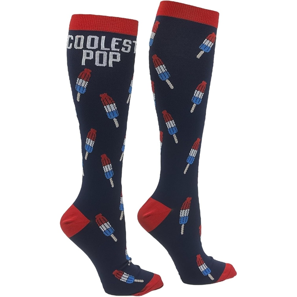 image:imageFunny Compression Socks for Dad Hilarious Fathers Day High Socks for Men Dad Joke Cool Golf Sarcastic Stretchy and SoftCoolest Pop