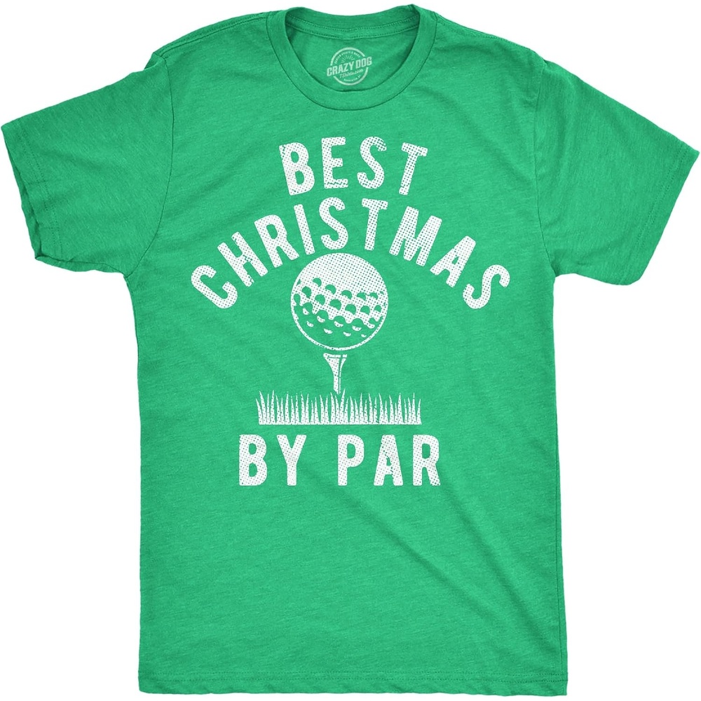 image:imageMens Funny T Shirts Best Christmas By Par Sarcastic Golfing Graphic Novelty Tee for Men