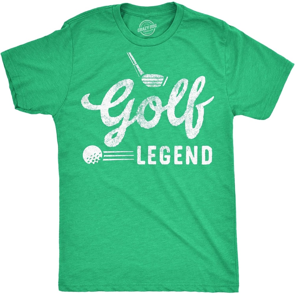 image:imageMens Funny T Shirts Golf Legend Sarcastic Sports Graphic Tee Funny T Shirts Graphic Apparel for Men Cool Golf Short Sleeve Sarcastic Soft Cotton Blend Novelty Tees for GuysGreen
