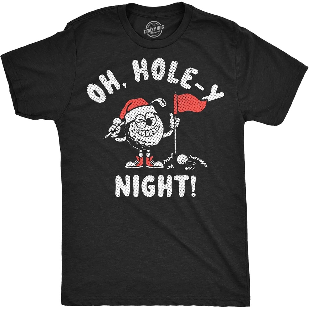 image:imageMens Funny T Shirts Oh Holey Night Sarcastic Christmas Graphic Novelty Golfing Tee for Men