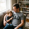 Cool Dad Shirts Funny Father’s Day Sarcastic Tees for Rad Fathers | Funny T Shirts, Dad Joke Apparel for Men, Cool Sarcastic Short Sleeve, Soft Cotton Blend, Novelty Tees for Guys(Dark Heather Grey – Dad Always Right)