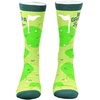 Crazy Dog T-Shirts Funny Golf Socks for Men – Best Grandpa By Par Graphic Crew Socks – Soft Cotton Blend Novelty Footwear for Golf Lovers Grandpa Casual Wear
