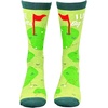 Crazy Dog T-Shirts Funny Socks for Men – I Like Big Putts and I Cannot Lie Golf Graphic – Soft Cotton Blend Crew Socks – Novelty Footwear for Casual Wear and Everyday Comfort