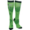 Funny Compression Socks for Dad Hilarious Fathers Day High Socks for Men | Dad Joke , Cool Golf, Sarcastic, Stretchy and Soft(Best Dad By Par)