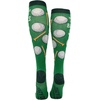 Funny Compression Socks for Dad Hilarious Fathers Day High Socks for Men | Dad Joke , Cool Golf, Sarcastic, Stretchy and Soft(Lot of Balls Golf)