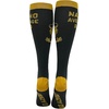 Funny Compression Socks for Dad Hilarious Fathers Day High Socks for Men | Dad Joke , Cool Golf, Sarcastic, Stretchy and Soft(Nacho Average Dad)