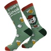Funny Golf Socks for Men Vintage Sports Crews for Guys with Hilarious Jokes | Funny Graphic Socks, Dad Joke Sock, Cool Golf Sock, Stretchy and Soft, Novelty Socks(Fore O Clock)