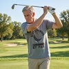 Funny Mens Golfing T Shirts Graphic Golf tees for Dads | Best Dad By Par, Wash your Balls, Ride or Die, How I Roll,, Funny T Shirts, Dad Joke Apparel for Men, Cool Golf Short Sleeve,(Dark Heather Grey – Grandpa By Par)