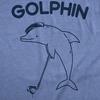 Mens Funny T Shirts Golphin Sarcastic Golfing Dolphin Graphic Novelty Tee for Men