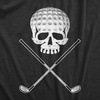 Mens Golf Jolly Roger Funny T Shirts Sport Cool Vintage Retro Tees Hilarious T Shirt(Black)