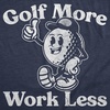 Mens Instant Golfer and Golf More Work Less Funny Golf Lover T Shirt Combo L