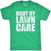 Cool Dad Shirts Funny Father’s Day Sarcastic Tees for Rad Fathers | Funny T Shirts, Dad Joke Apparel for Men, Cool Sarcastic Short Sleeve, Soft Cotton Blend, Novelty Tees for Guys(Heather Green – Body By Lawn Care)
