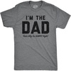 Cool Dad Shirts Funny Father’s Day Sarcastic Tees for Rad Fathers | Funny T Shirts, Dad Joke Apparel for Men, Cool Sarcastic Short Sleeve, Soft Cotton Blend, Novelty Tees for Guys(Dark Heather Grey – Dad Always Right)