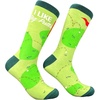 Crazy Dog T-Shirts Funny Socks for Men – I Like Big Putts and I Cannot Lie Golf Graphic – Soft Cotton Blend Crew Socks – Novelty Footwear for Casual Wear and Everyday Comfort