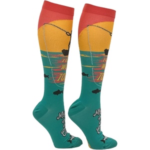 Funny Compression Socks for Dad Hilarious Fathers Day High Socks for Men | Dad Joke , Cool Golf, Sarcastic, Stretchy and Soft(Arm is in a Cast)