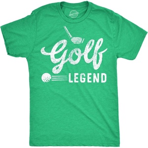 Mens Funny T Shirts Golf Legend Sarcastic Sports Graphic Tee | Funny T Shirts, Graphic Apparel for Men, Cool Golf Short Sleeve, Sarcastic, Soft Cotton Blend, Novelty Tees for Guys(Green)