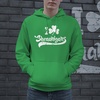 I Clover Shenanigans Hoodie Funny Irish Clover Sweatshirt Novelty Shirt(Green)