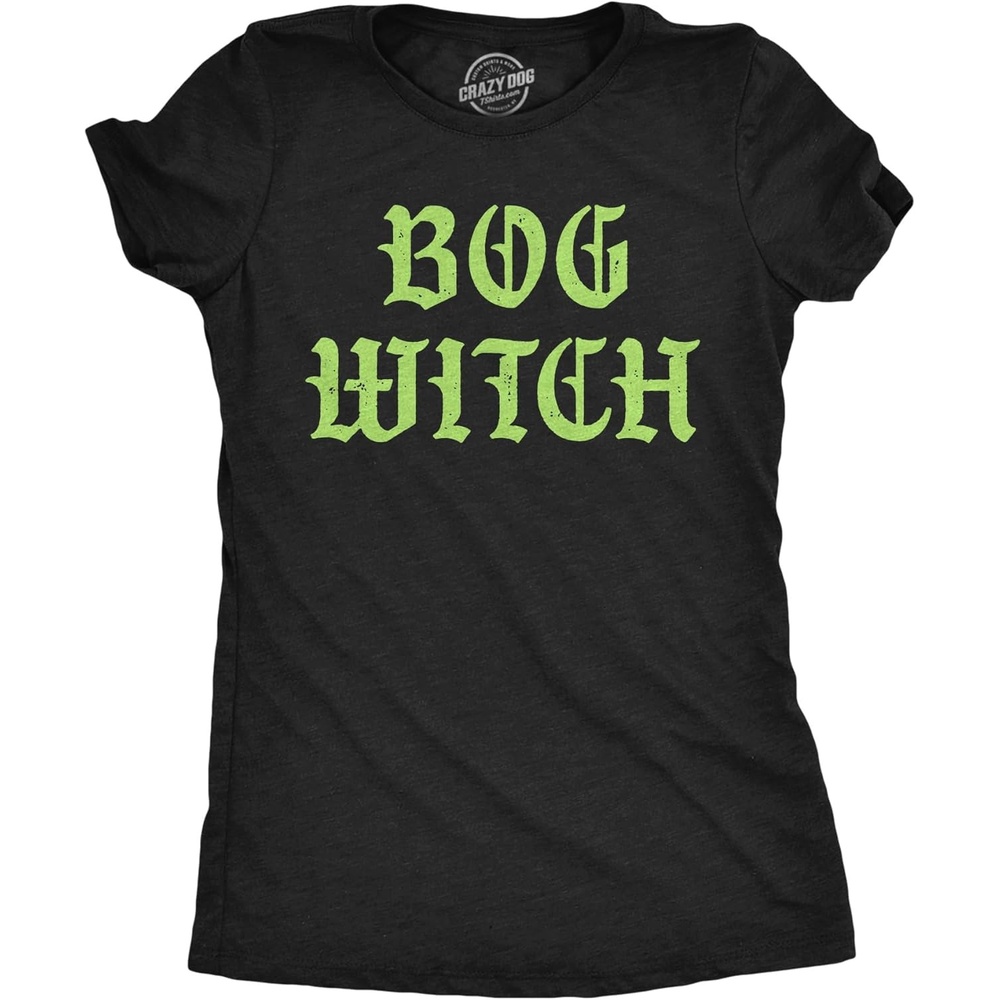 image:imageWomens Funny T Shirts Bog Witch Sarcastic Halloween Graphic Novelty Tee for Ladies