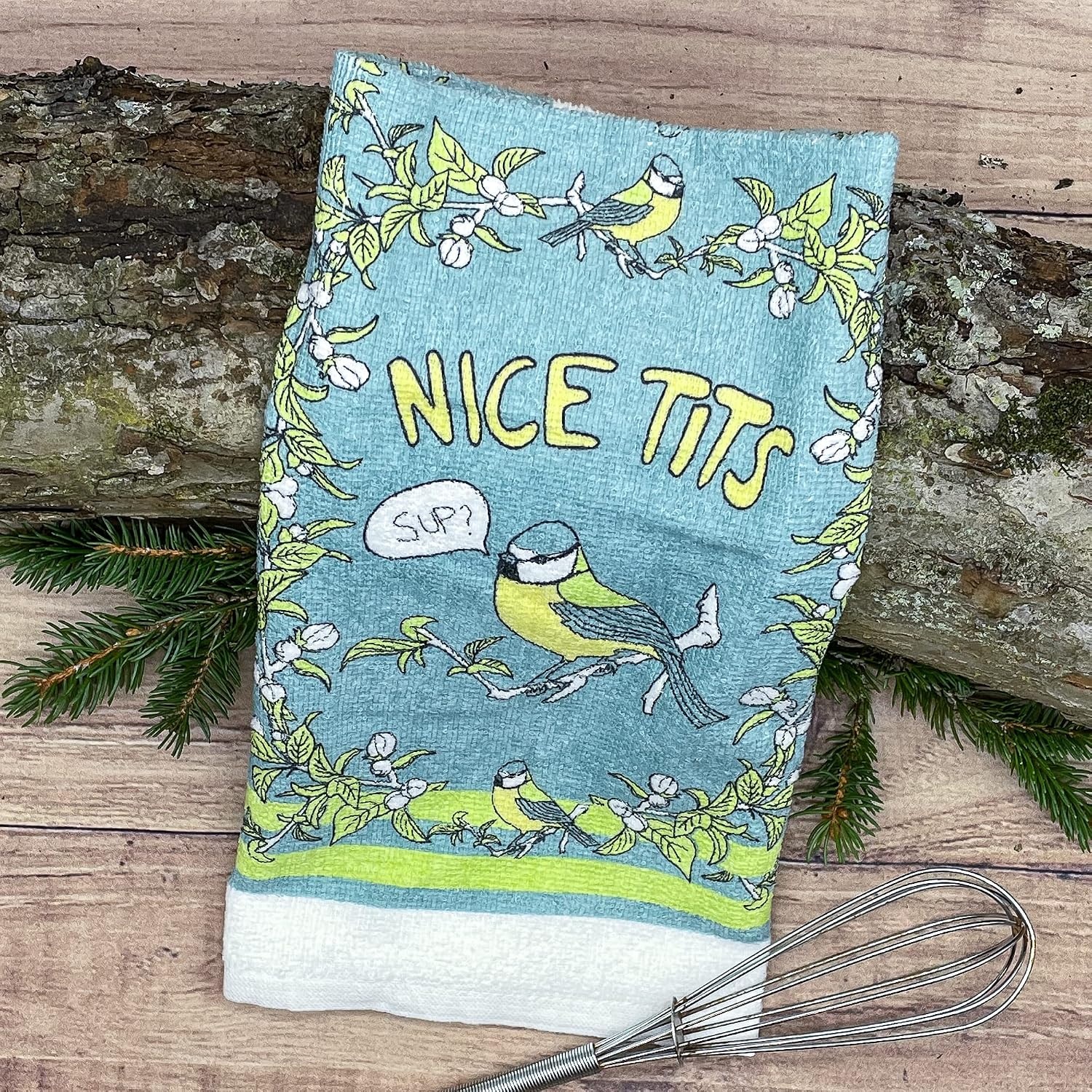 image:imageCrazy Dog TShirts Always Wash Your Balls Funny Clean Golf Ball Tea Towel Cute Dish Towel Absorbent Funny Kitchen Towels Dad Joke Cool Golf Novelty Kitchen TowelsNice Tits