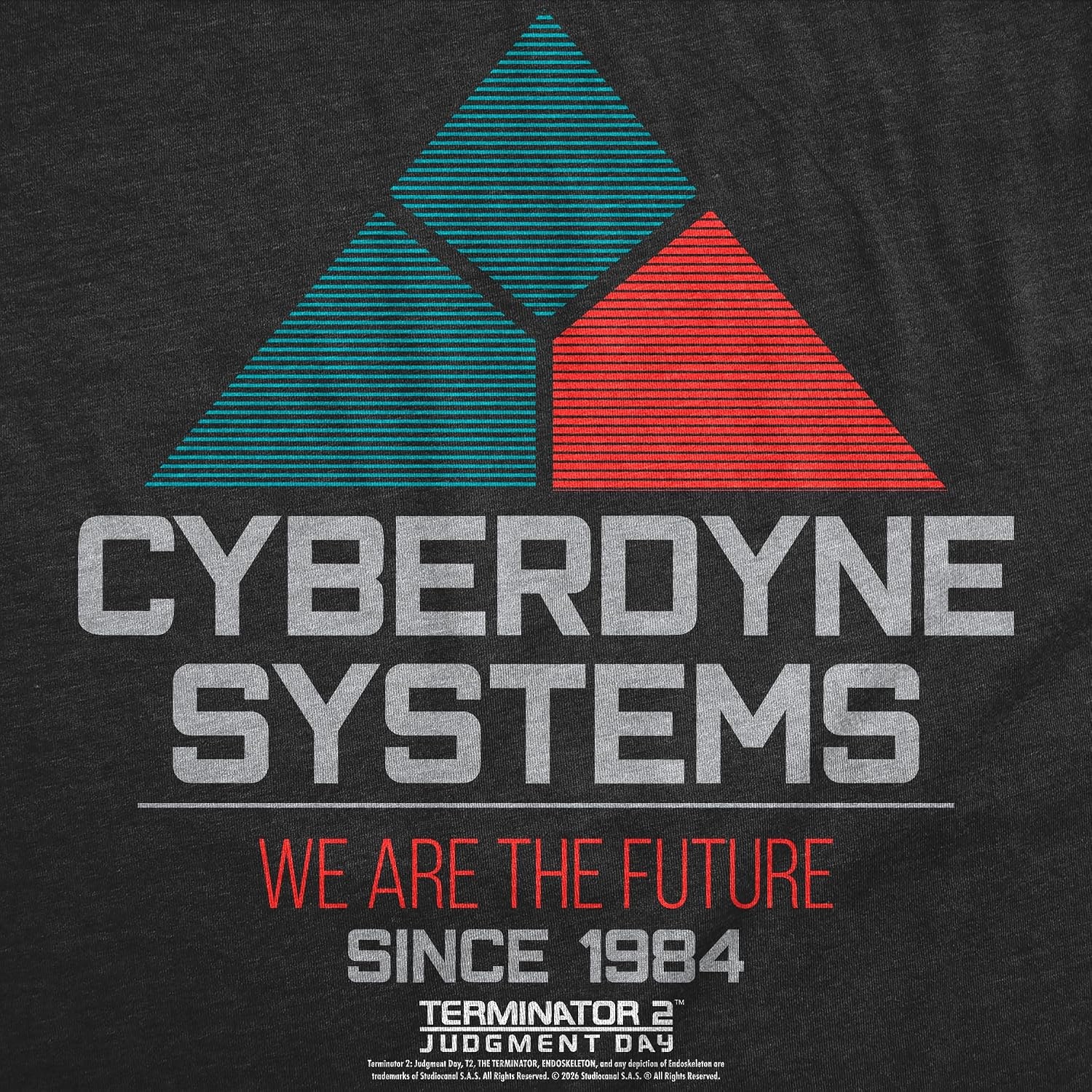 image:imageWomens Terminator 2 Judgement Day Tm T Shirts Retro Movie TeesHeather Black Cyberdyne Systems 1984
